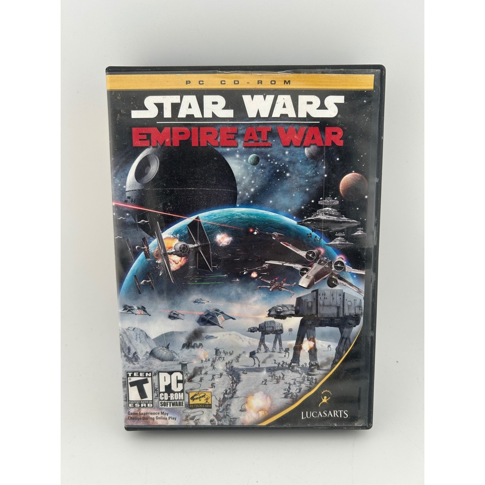 Star Wars‎ Empire at War PC CD-ROM LucasArts Strategy Game